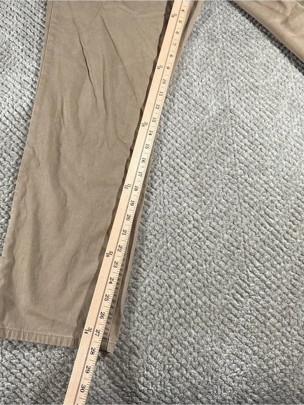 English Laundry Men 34x30 Stretch 5-Pocket Pant Taupe Brown Straight Leg 1365289